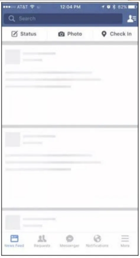 刘飞 Facebook 加载页